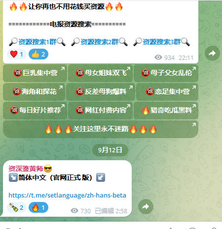 进入导航频道点击汉化安装包。一键安装汉化中文包