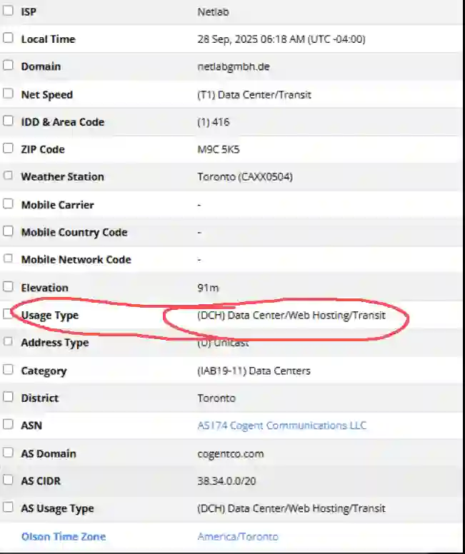 分辨住宅IP真假 分辨住宅IP真假